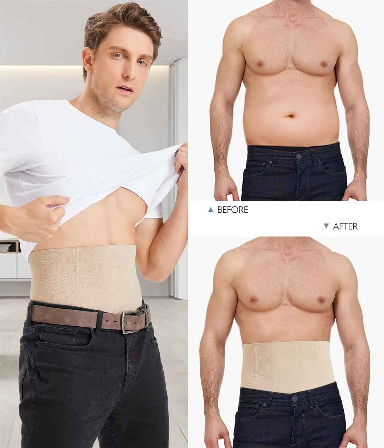 Men’s High-Waist Compression Boxer